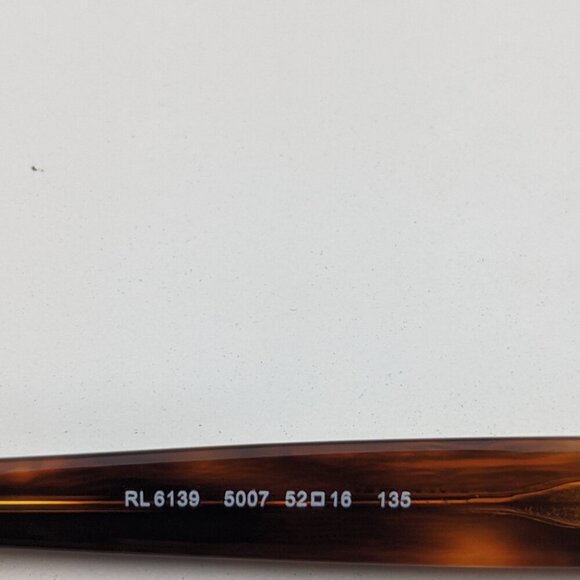 🕶️Ralph Lauren RL6139 5007 Eyeglasses 52/16 135 /ALH655🕶️​ - Picture 7 of 9